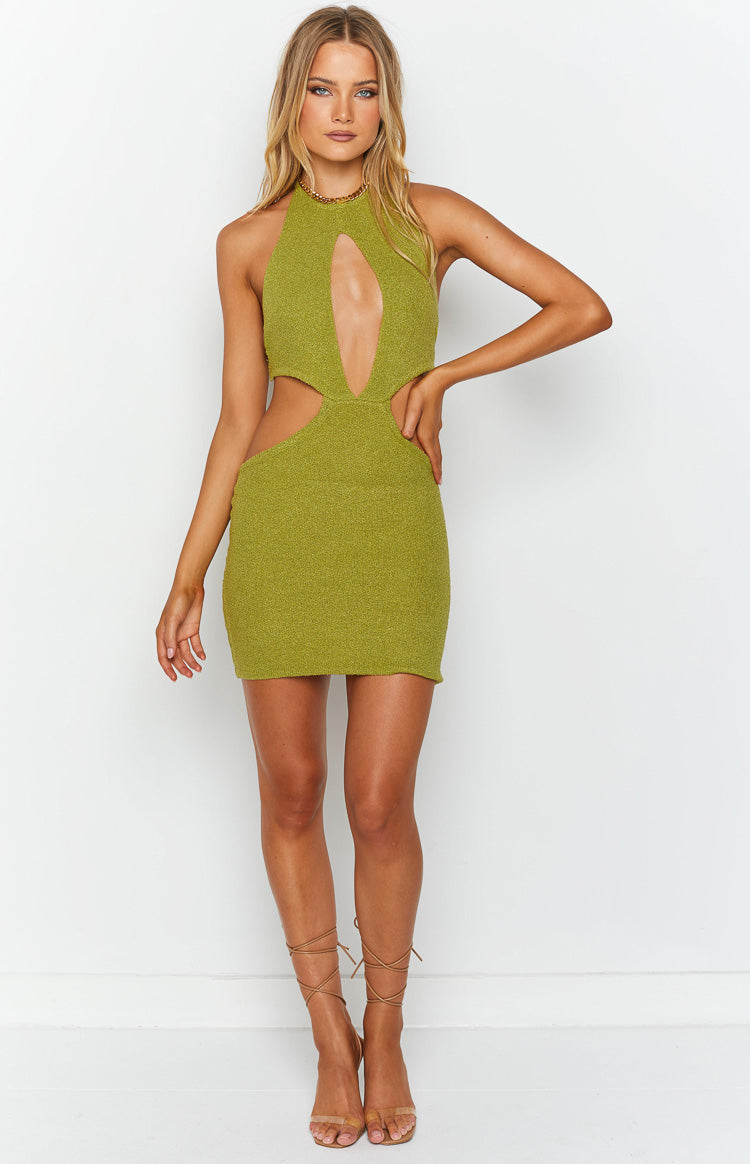 Danika Green Mini Dress Image