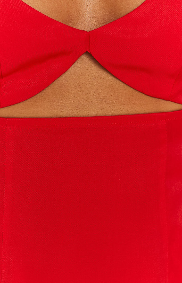 Escapade Red Mini Dress Image