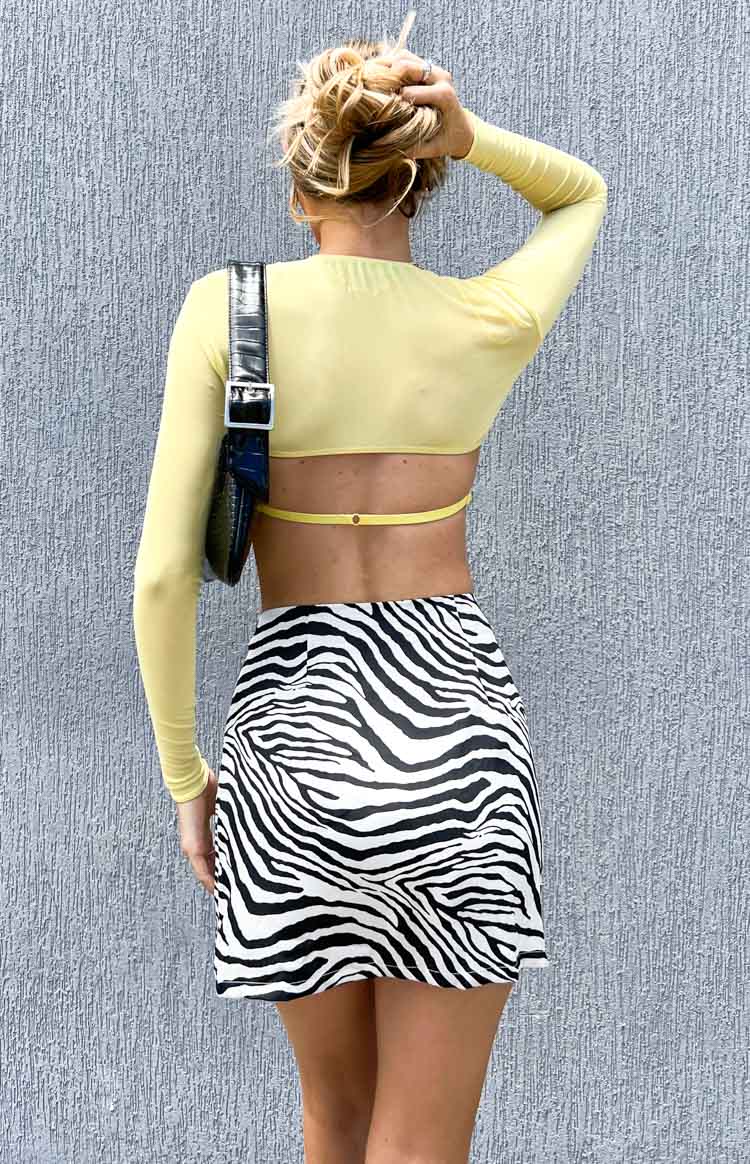 Hendra Zebra Mini Skirt Image