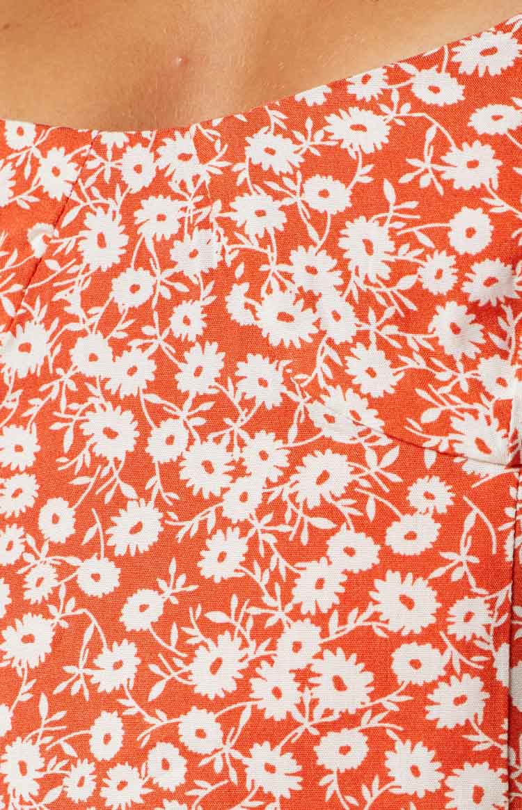 Jessie Midi Dress Orange Image