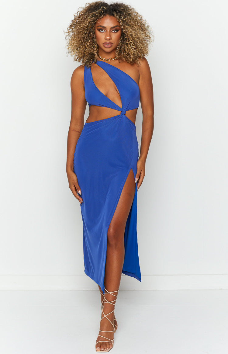Kamelia Blue Midi Dress Image