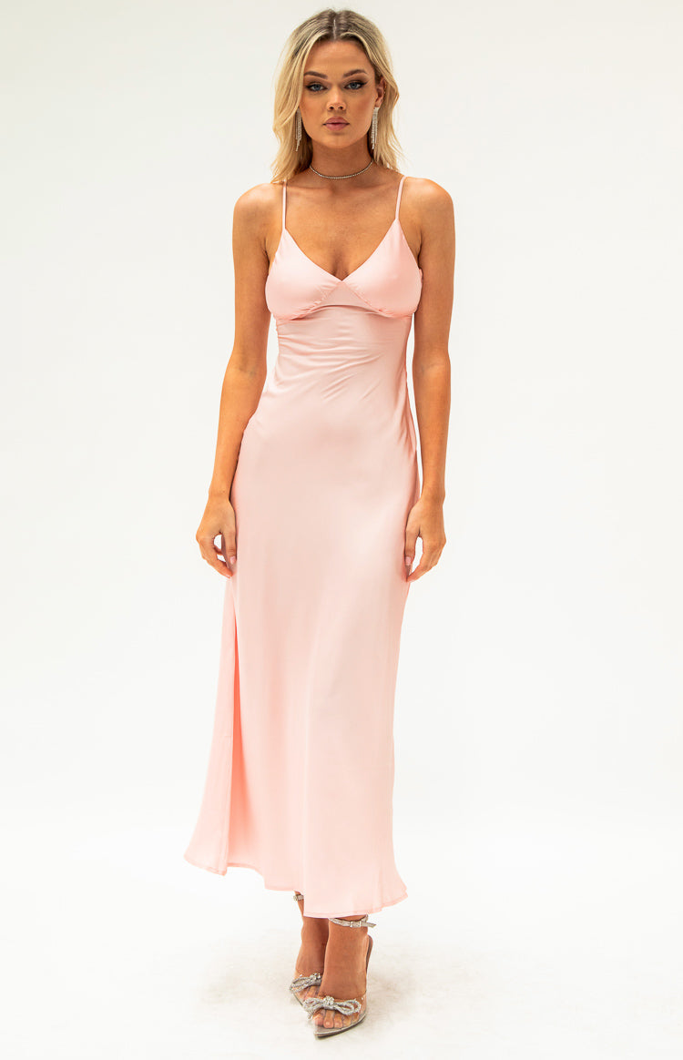Lissandra Pink Formal Maxi Dress Image