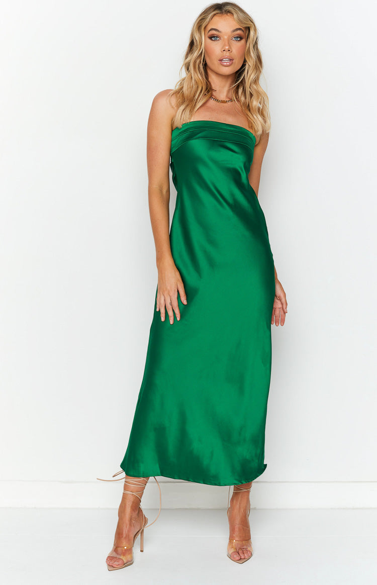 Maiah Emerald Maxi Dress Image