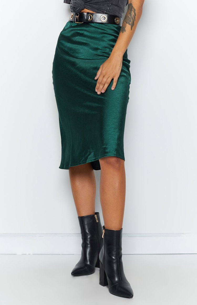 Trisha Midi Skirt Emerald Image